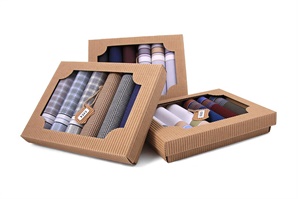 Gift set men´s handkerchiefs in eco box - 6 pcs. ( code M50 )