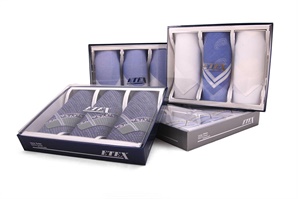 Gift set men´s luxury jacquard handkerchiefs in an exclusive box - 3 pcs. ( code M05 )