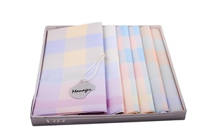 Gift box luxury ladies´ handkerchiefs in popular box Manager - 6 pcs. ( code L39 )