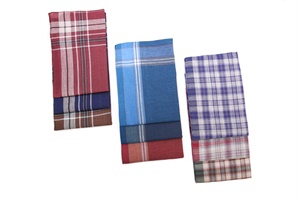 A set of dark working men´s handkerchiefs in a polybag - 6 pcs. ( code M27 )