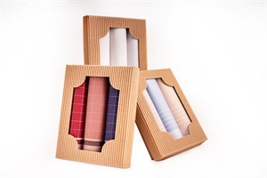 Gift set men´s hankerchiefs in eco box - 3 pcs. ( code M50 )
