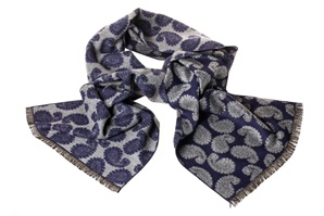 Quality men's scarf made of 100% viscose (code B 07)