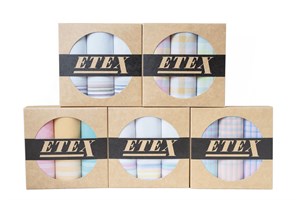 Gift set ladies´ handkerchiefs in eco box - 3 pcs. ( code L42 )